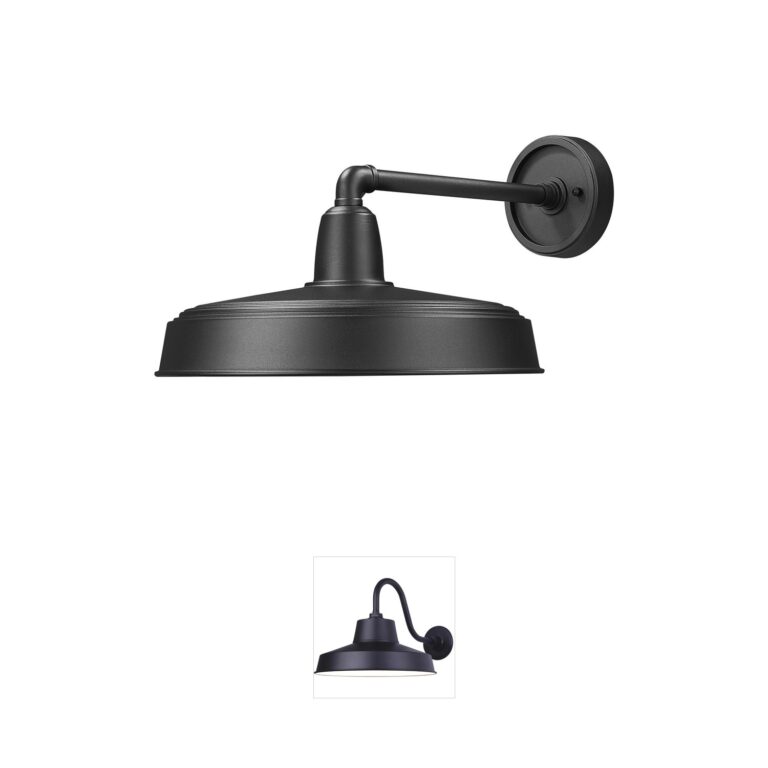 Z-Lite RLM Aluminum Outdoor Wall Light in Sand Black