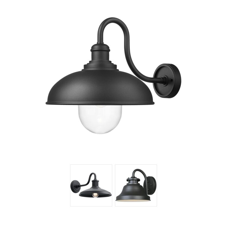Z-Lite RLM Sand Black Aluminum Outdoor Wall Sconce