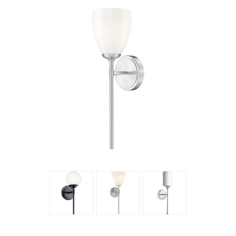 Z-Lite Oren 1-Light Brushed Nickel Steel Wall Sconce
