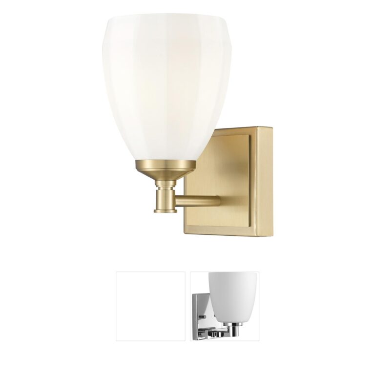 Z-Lite Oren 1-Light Modern Gold Steel Vanity Sconce