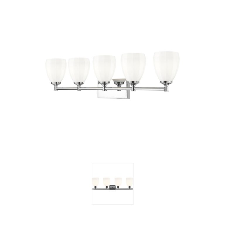 Z-Lite Oren 5-Light Chrome Steel Bath Vanity Light