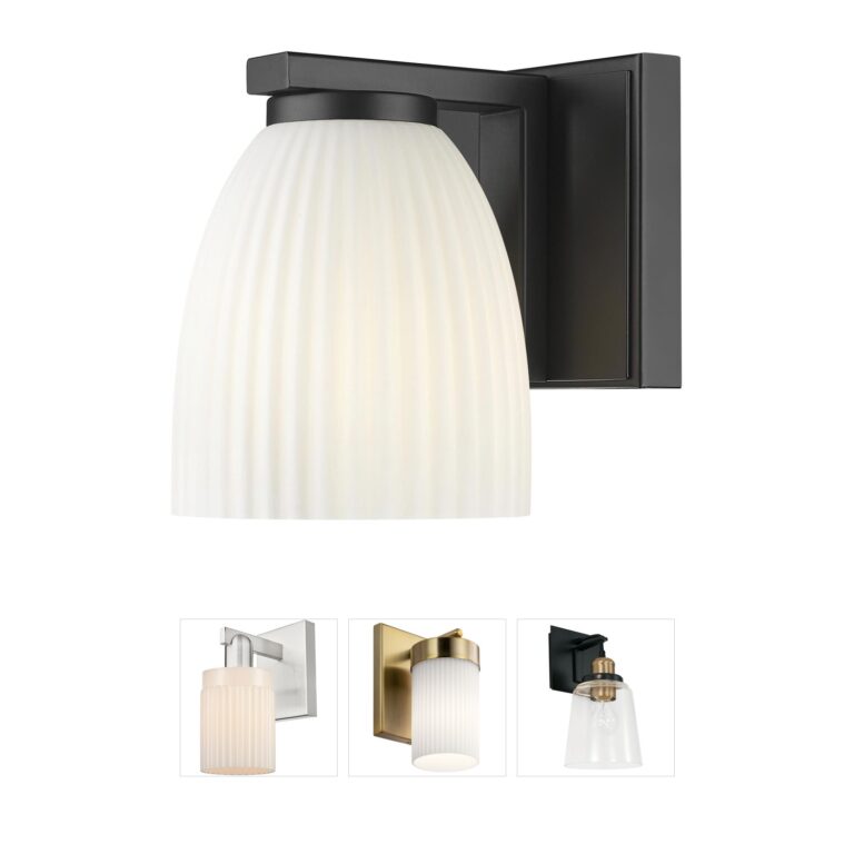 Z-Lite Naya Matte Black Steel Wall Sconce