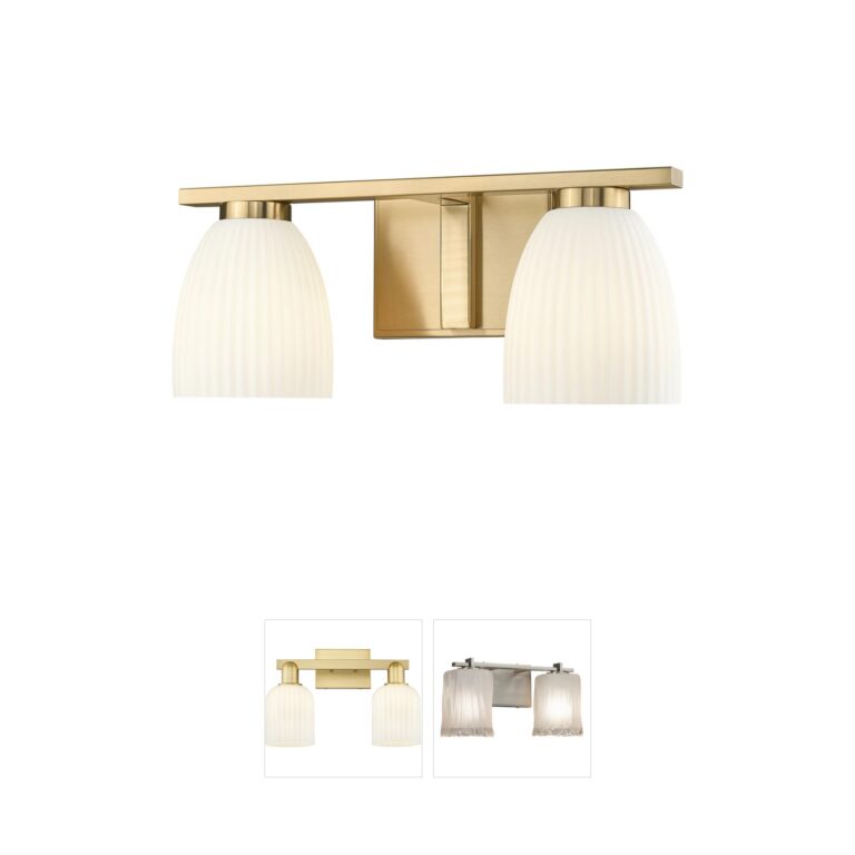 Z-Lite Naya 2-Light Modern Gold Steel Vanity Light