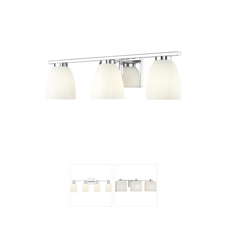 Z-Lite Naya 3-Light Steel Vanity Light