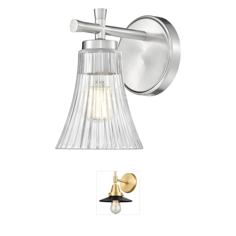 Z-Lite Belle Steel 1-Light Wall Sconce