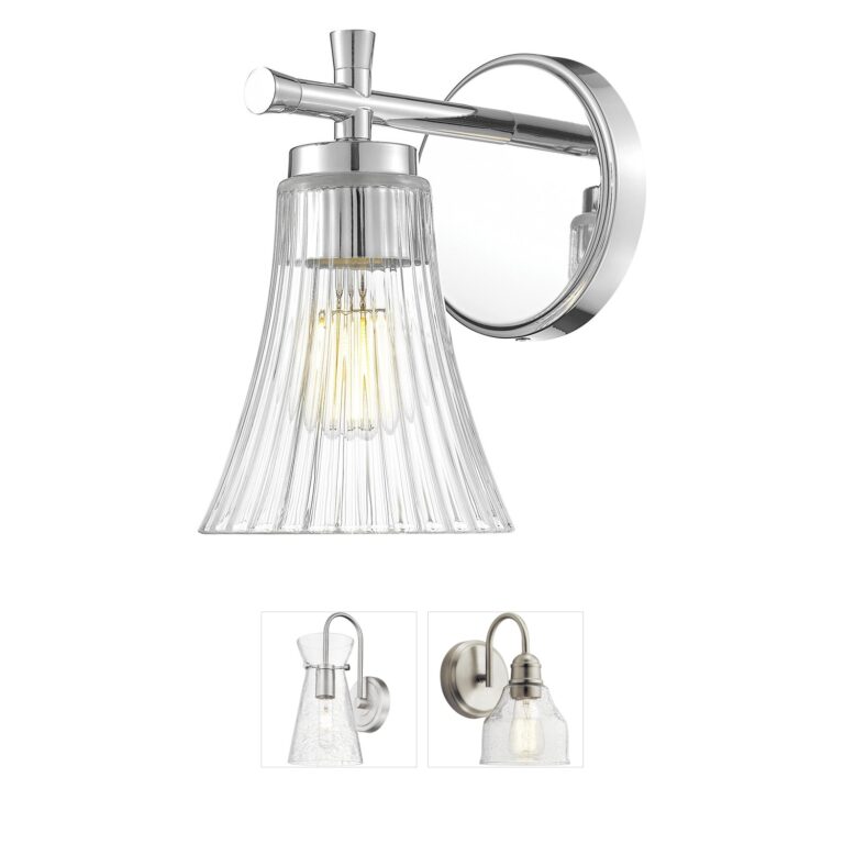 Z-Lite Belle Chrome Steel Wall Sconce