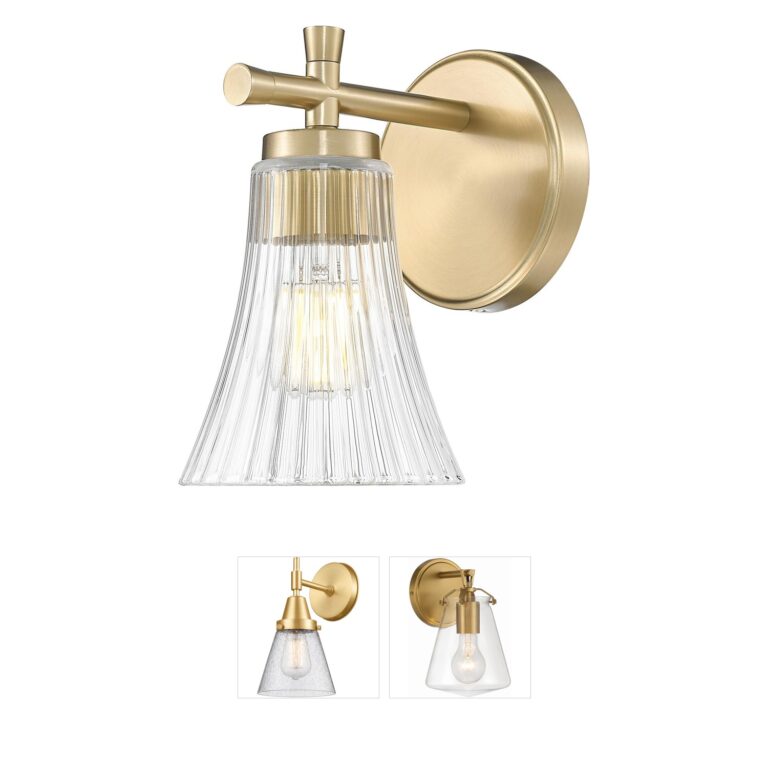 Z-Lite Belle Modern Gold Steel Wall Sconce