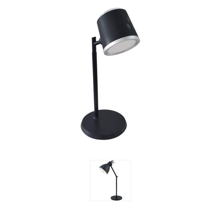 Dainolite Tram Modern Metal Rechargeable LED Task Lamp