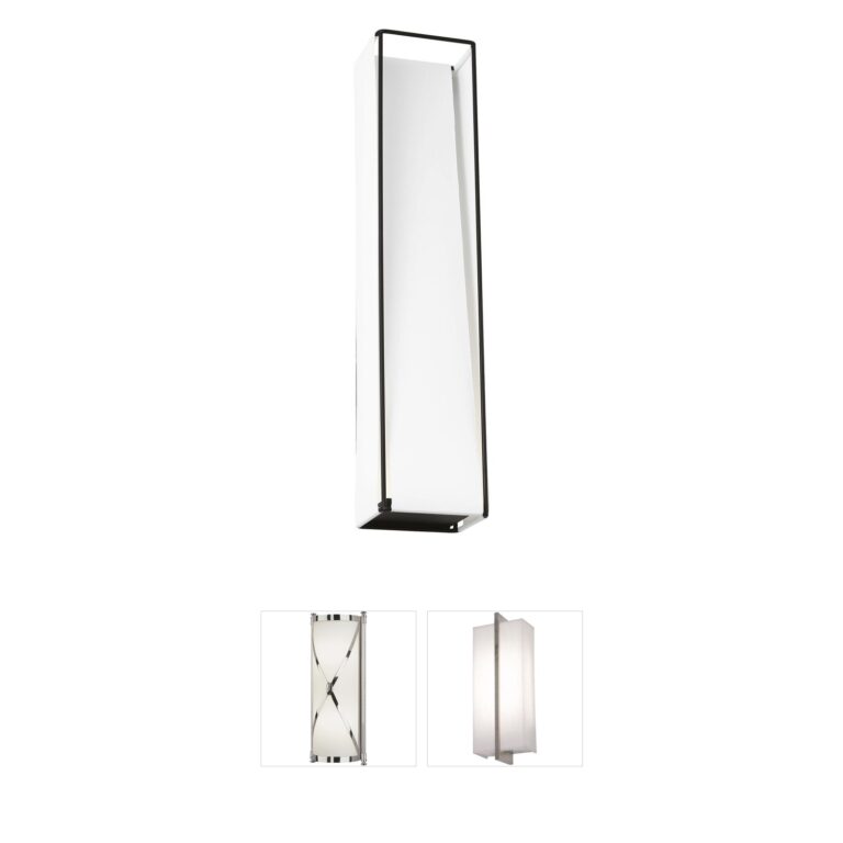 Visual Comfort Studio Kelly by Kelly Wearstler Velero Aged Iron LED Wall Sconce