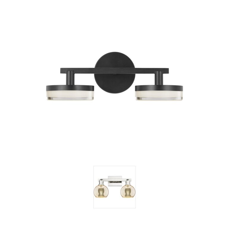 Visual Comfort Studio Collection Sean Lavin Khan Aged Iron LED Vanity Light