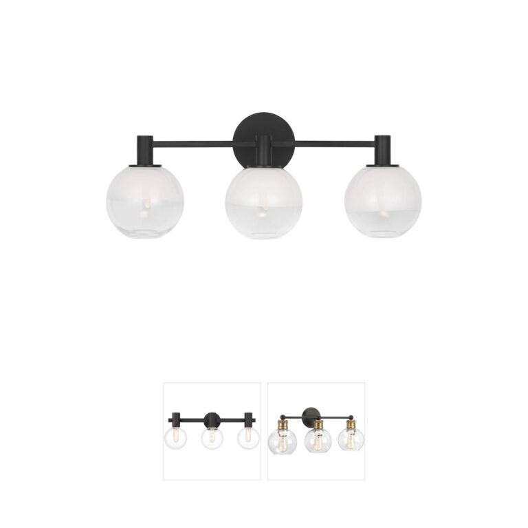 Visual Comfort Studio Collection Sean Lavin Torian Aged Iron Steel Vanity Light