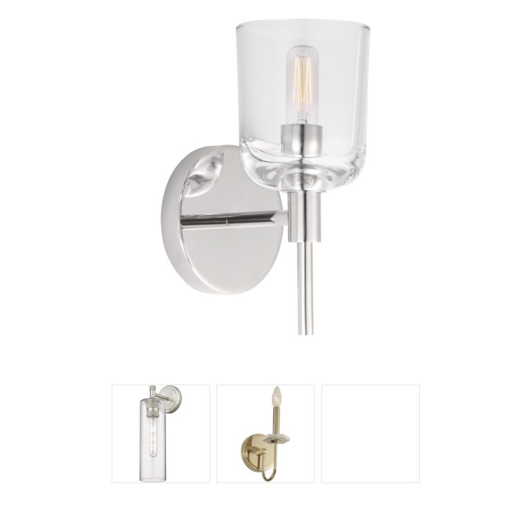 Visual Comfort Studio Collection Thom Filicia Hartley Clear Glass Wall Sconce