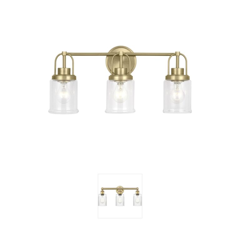 Visual Comfort Studio Collection Anders 3-Light Steel Vanity Light