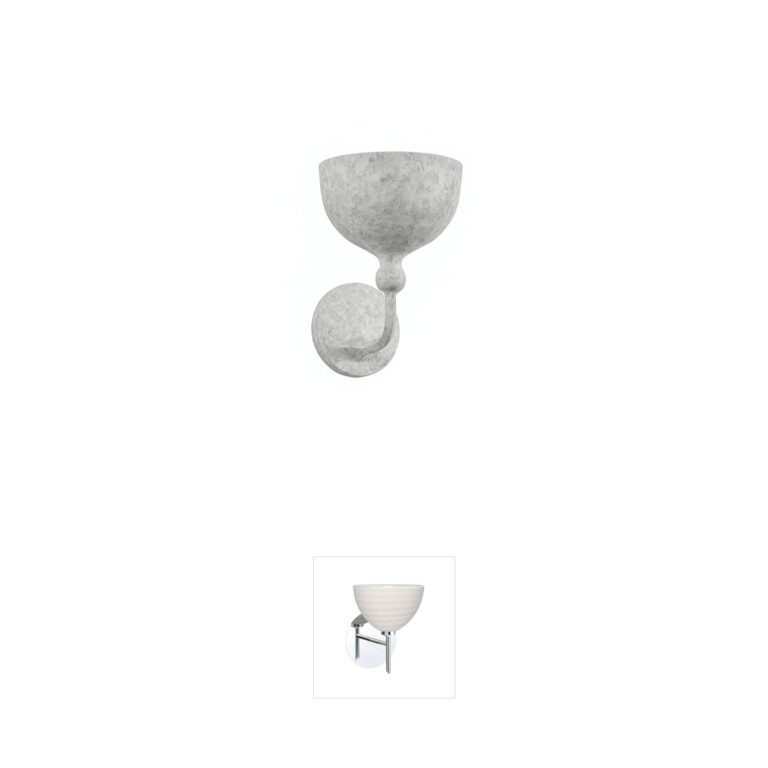 Troy Lighting Paget Weathered White Iron Wall Sconce