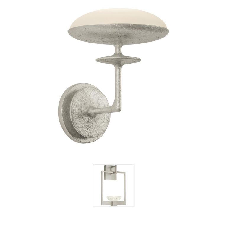 Troy-CSL Lighting Pacific Iron & Etched Glass Wall Sconce