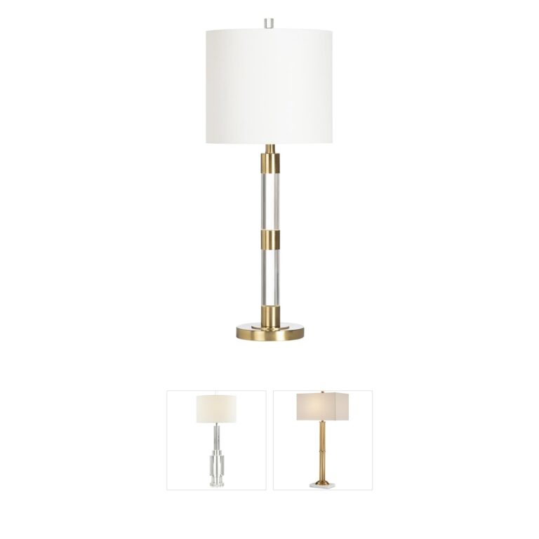 Crestview Collection Winslet Gold & Crystal Nightlight Table Lamp