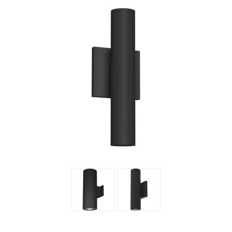 Kuzco Lighting Lorna 12-inch Black Aluminum LED Wall Sconce