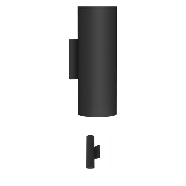 Kuzco Lighting Lorna Black Aluminum LED Up/Down Sconce