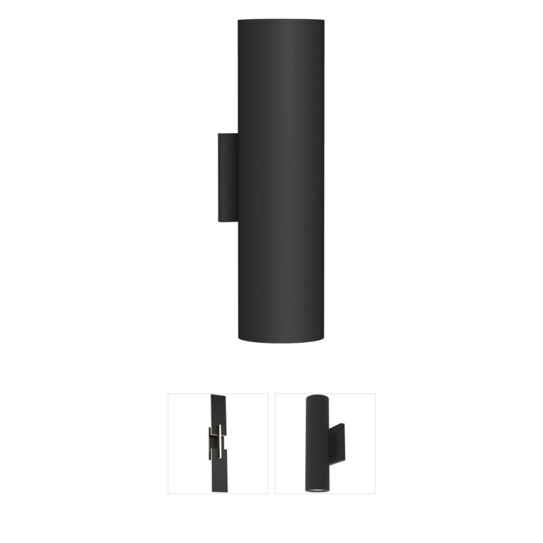 Kuzco Lighting Lorna Black Aluminum LED Up/Down Wall Sconce