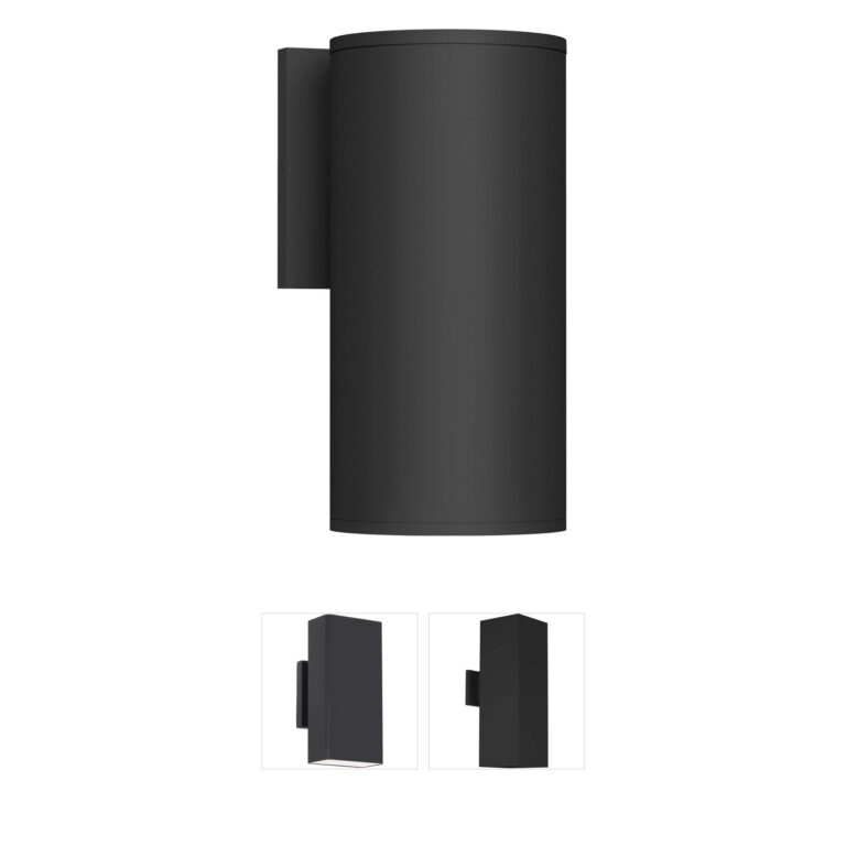 Kuzco Lighting Lorna Black LED Aluminum Outdoor Wall Sconce