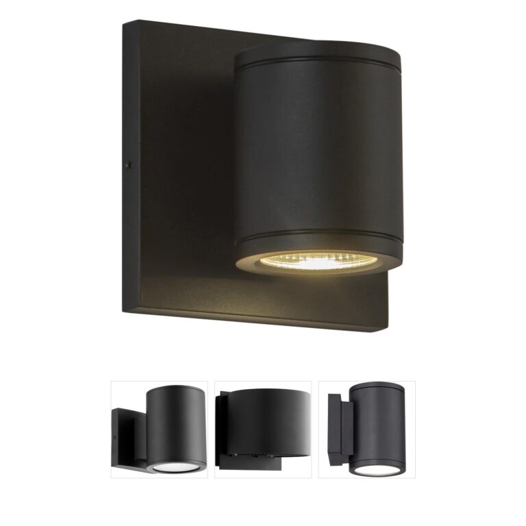 Kuzco Lighting Nordic Black Aluminum LED Wall Sconce