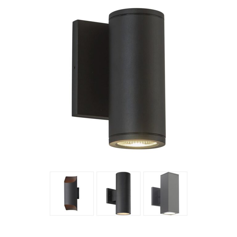 Kuzco Lighting Nordic Black LED Aluminum Outdoor Sconce