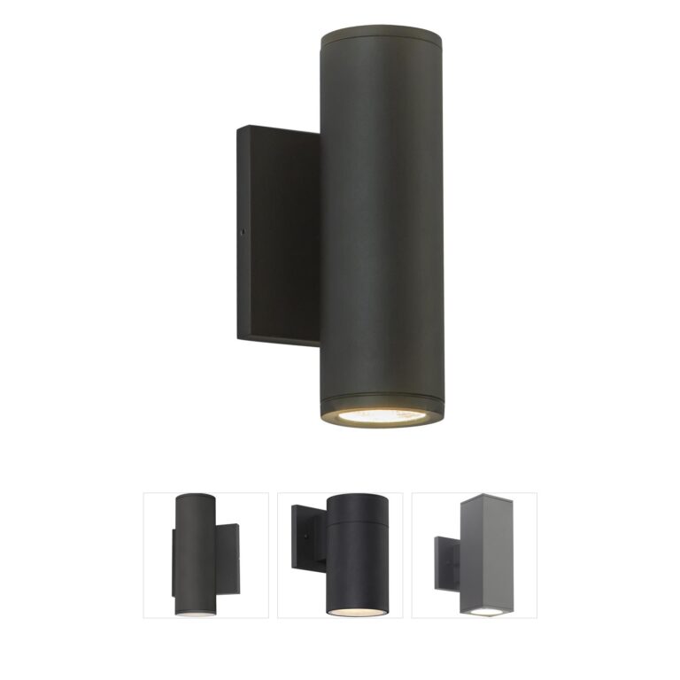 Kuzco Lighting Nordic Black Aluminum LED Outdoor Wall Light
