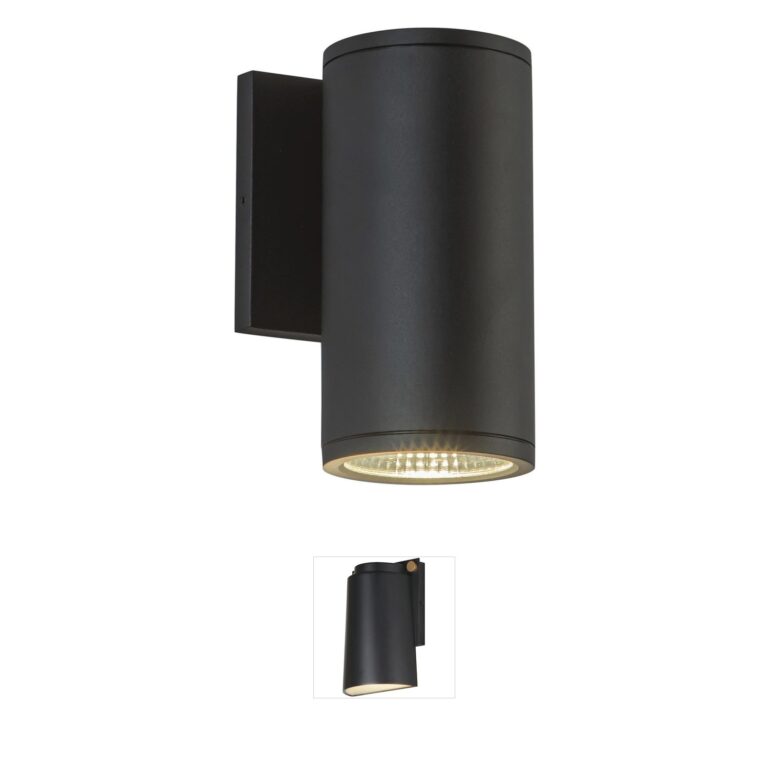 Kuzco Lighting Nordic Black Aluminum LED Outdoor Wall Light