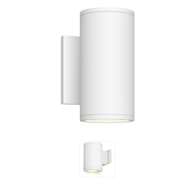 Kuzco Lighting Nordic White Aluminum LED Outdoor Wall Sconce