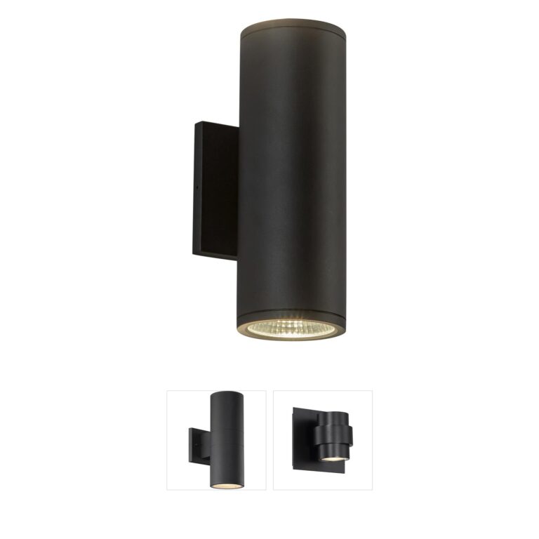 Kuzco Lighting Nordic Black Aluminum LED Outdoor Wall Sconce