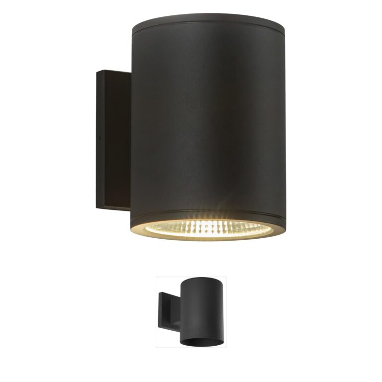 Kuzco Lighting Nordic Black Aluminum LED Outdoor Wall Sconce