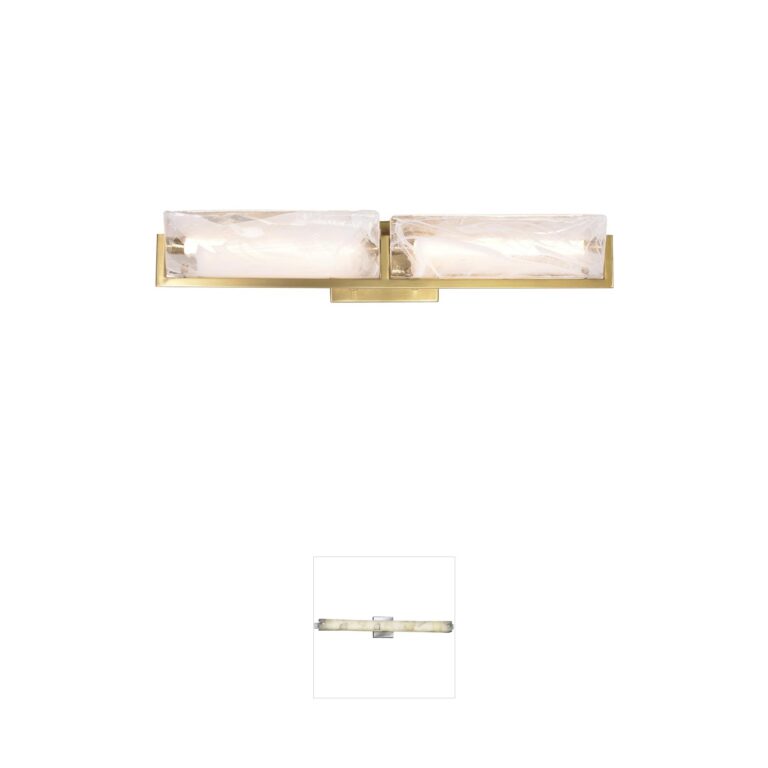 Varaluz Mingle Hand-Blown Swirl Glass LED Vanity Light