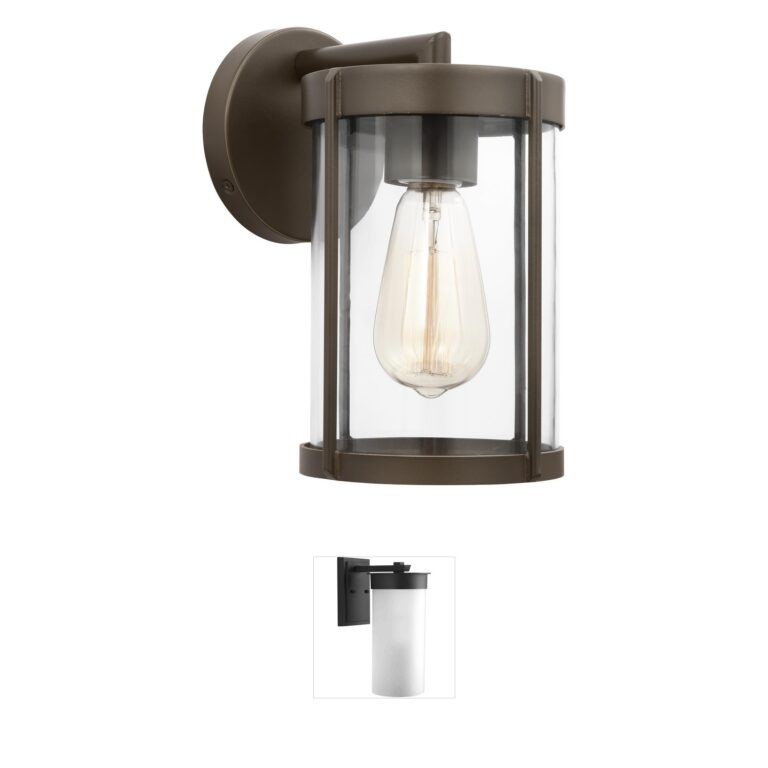 Generation Lighting Luning Antique Bronze Outdoor Wall Lantern