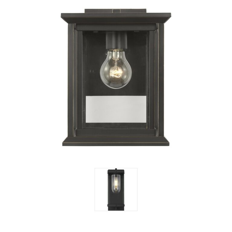 Generation Lighting Audley Antique Bronze Aluminum Outdoor Wall Lantern