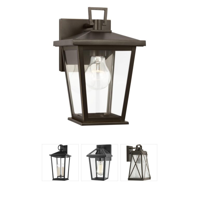 Generation Lighting Linton Antique Bronze Small Outdoor Wall Lantern