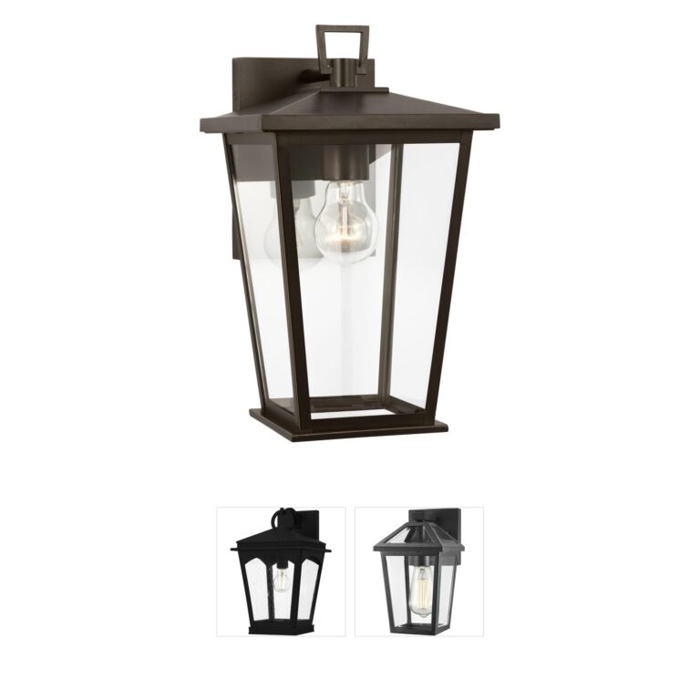 Generation Lighting Linton Antique Bronze Aluminum Outdoor Wall Lantern