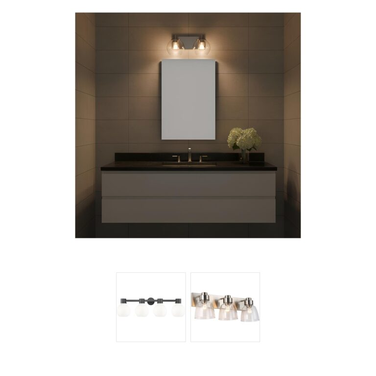 Generation Lighting Rito 2-Light Brushed Nickel Vanity Light