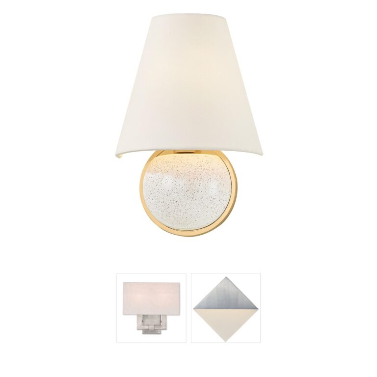 Mitzi Marlena Aged Brass Steel Wall Sconce
