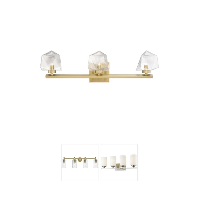 Savoy House Castello 3-Light Warm Brass Vanity Light