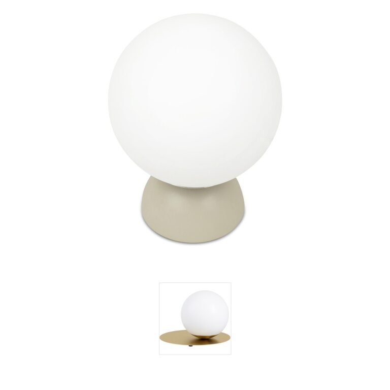 Moe's Home Collection Ovi Resin and Opal Glass Table Lamp