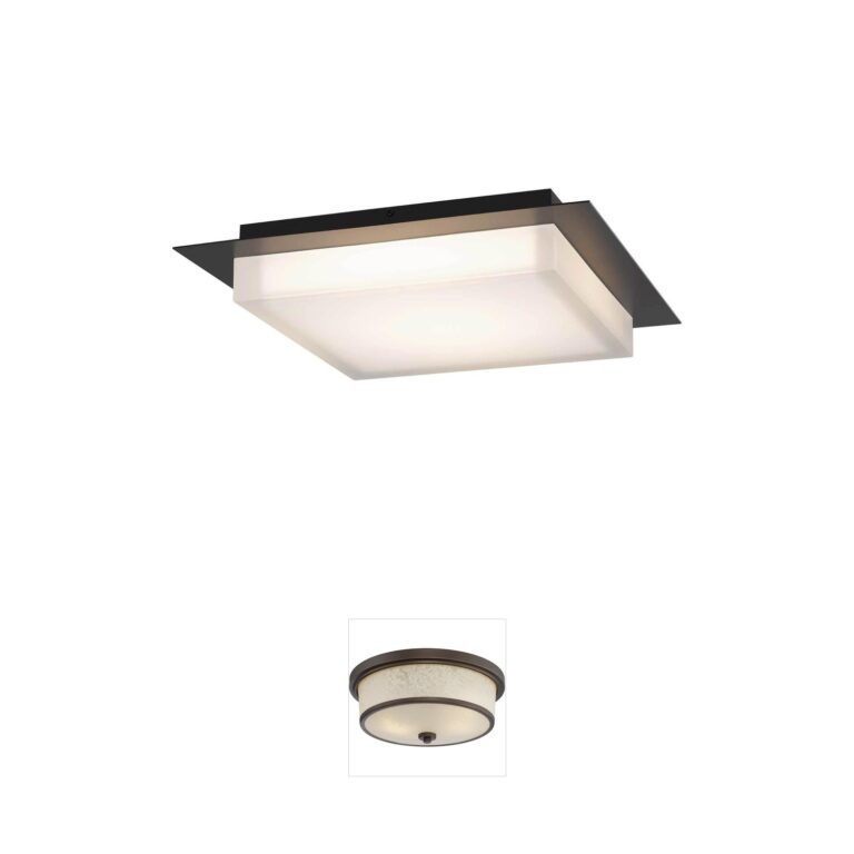 Alteck Lighting Foursquare Integrated LED Outdoor Ceiling Light