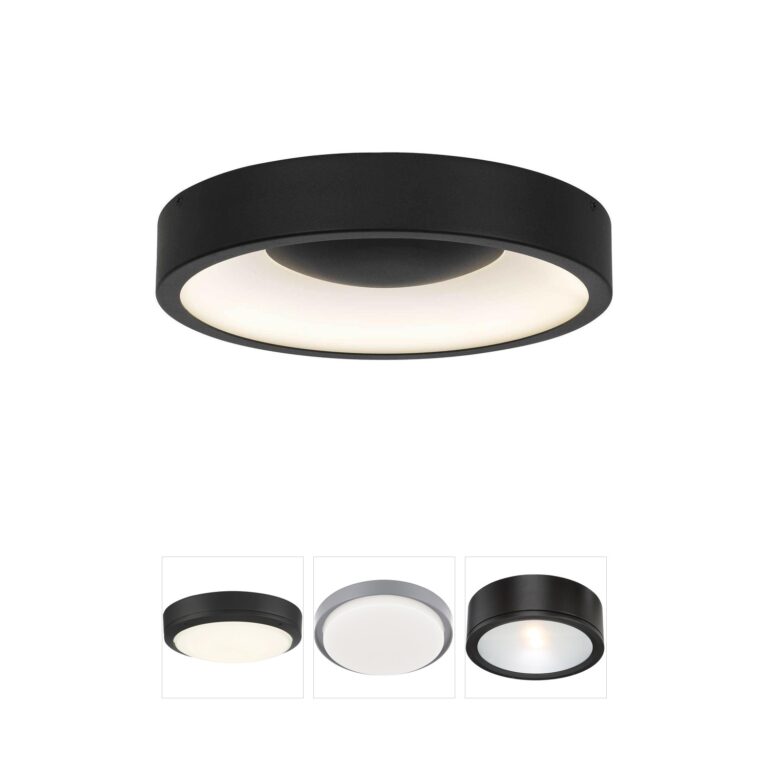 Alteck Lighting Stellar Etched Acrylic Outdoor LED Flush Mount