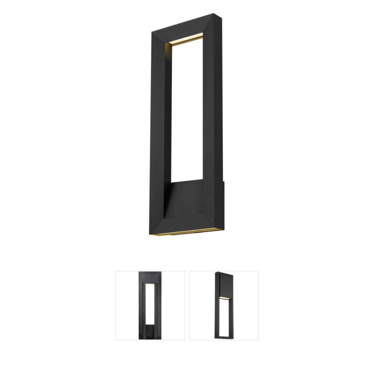 Alteck Lighting Paletto Sand Black LED Wall Sconce