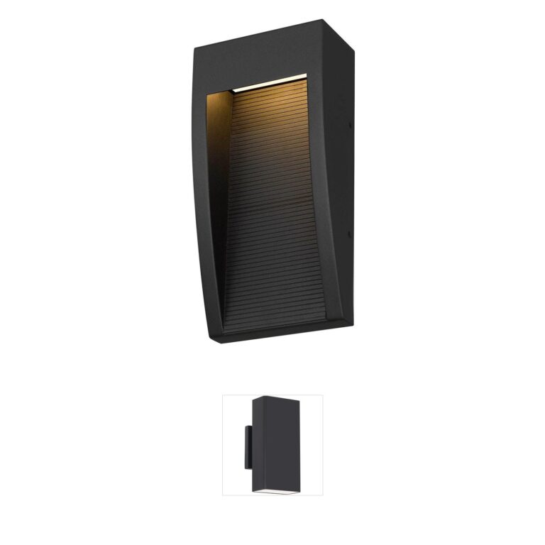 Alteck Lighting Taper 10-Inch 3-CCT LED Outdoor Wall Sconce