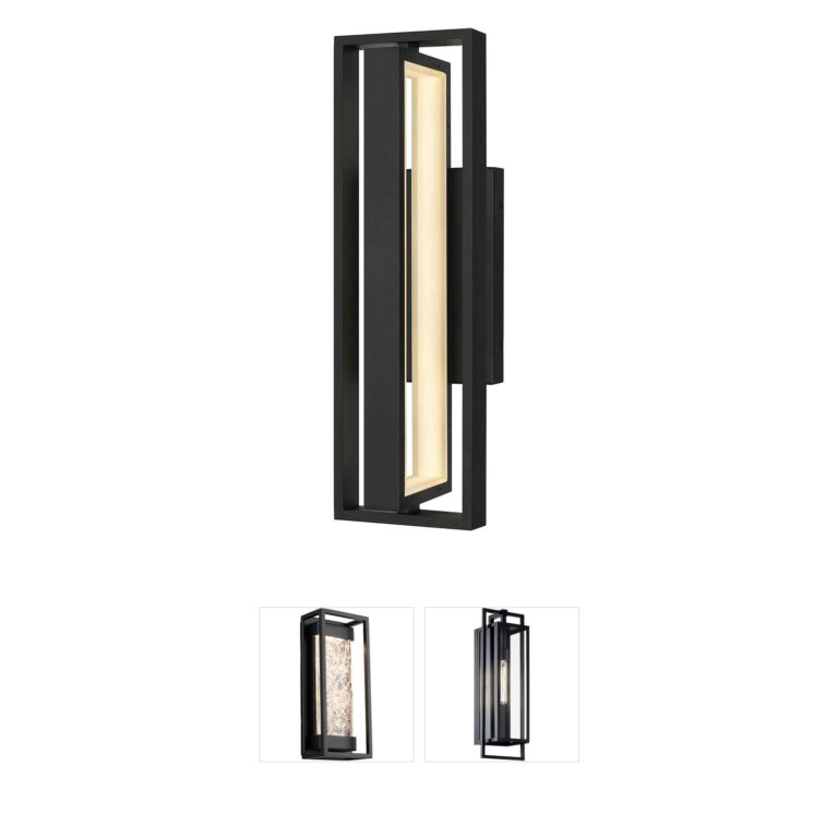 Alteck Lighting In & Out Frosted LED Wall Sconce