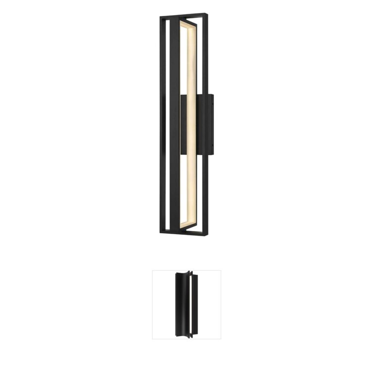 Alteck Lighting In & Out Frosted Acrylic LED Outdoor Wall Sconce