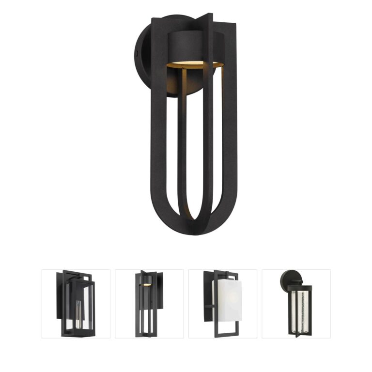 Alteck Lighting Furo 12" Dark Bronze 3-CCT Integrated LED Outdoor Sconce