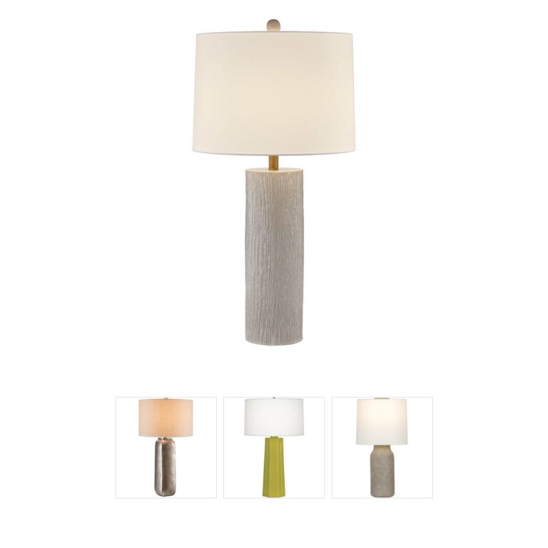 Savoy House Amanda 32-Inch Ceramic Table Lamp in Distressed White