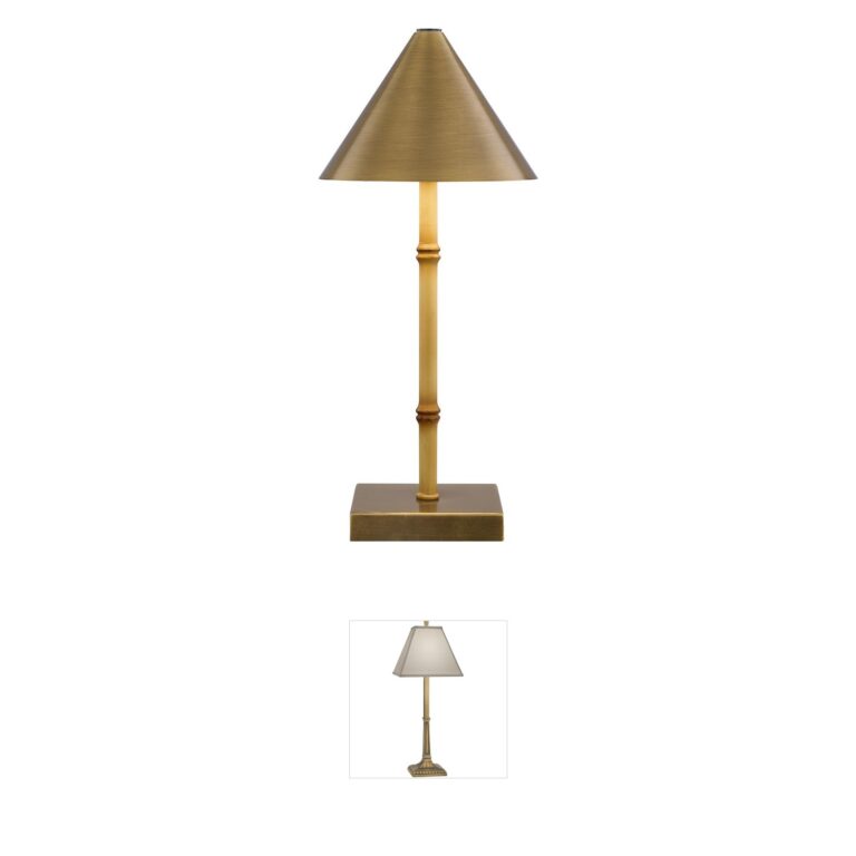 Savoy House Mae Natural Bamboo Rechargeable LED Table Lamp