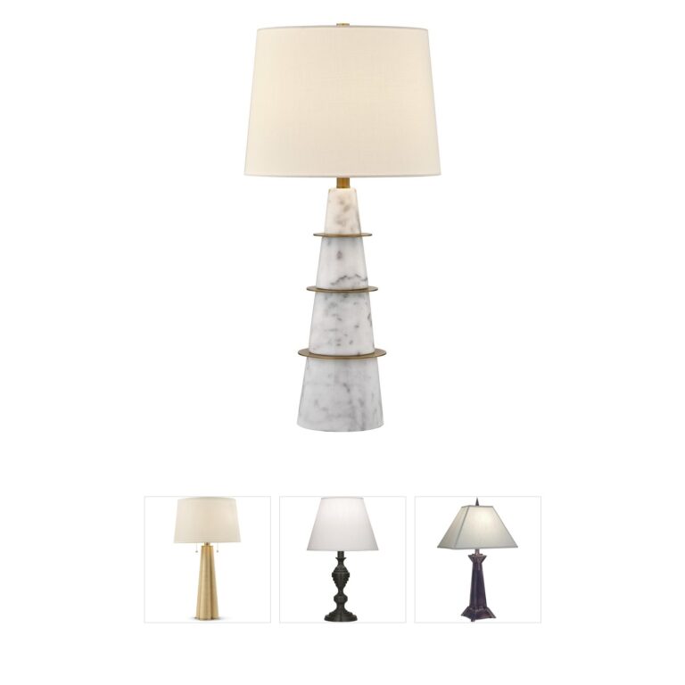 Savoy House Duffield Marble and Metal 1-Light Table Lamp